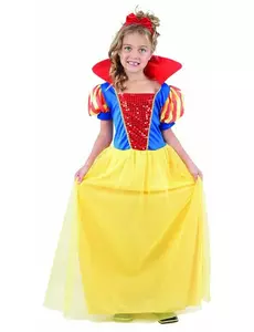 Pohádkový princeznovský kostým pro dívky, Velikost: 4-6 let(110-120 cm)