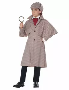Detektivní kostým pro děti, Velikost: 10-12 let(148 cm)