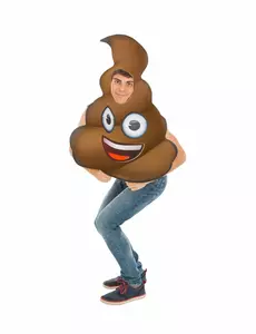 Emoji kostým hovínko pro dospělé