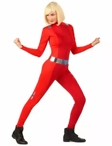 Dámský kostým Red Shock Spy, Velikost: Small