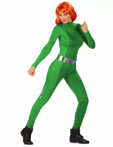 Dámský kostým Green Shock Spy, Velikost: Small
