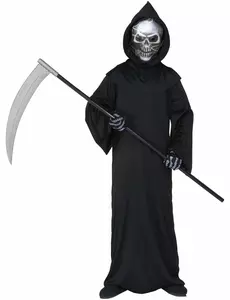 Kostým Smrtky pro děti Halloween, Velikost: 5-7 let (128 cm)