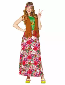 Veselý hippie kostým pro ženy, Velikost: Medium (38-40)
