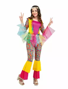 Dámský tylový hippie kostým, Velikost: Small