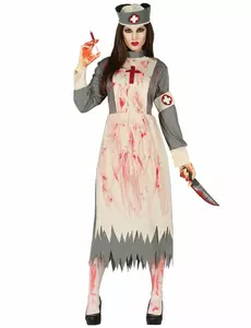Retro zombie zdravotní sestra kostým pro ženy, Velikost: Large (42-44)