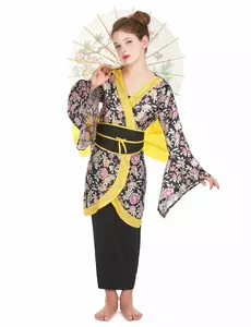 Kostým japonské dívky, Velikost: 4-6 let (110-120 cm)