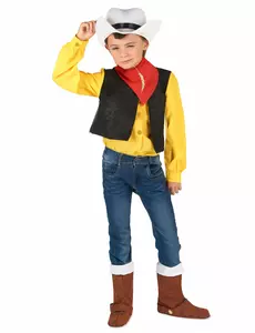 Kostým Lucky Luke pro děti, Velikost: 3-4 let (92-104 cm)