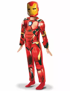 Deluxe kostým Iron Man (animovaný seriál) pro chlapce, Velikost: 3-4 let (90 to 104 cm)