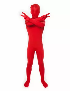 Morphsuits červený overal pro děti, Velikost: 10-12 letL(136-152 cm)