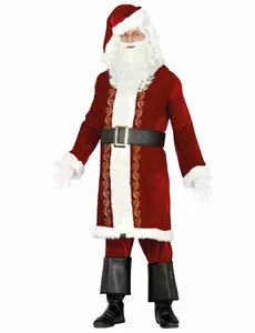 Pánský elegantní pozlacený kostým Santa Clause, Velikost: Small (46-48)
