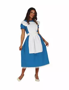Modrý „marvelous“ princeznovský kostým pro ženy, Velikost: Medium (38-40)