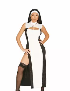 Sexy kostým jeptišky pro ženy, Velikost: M(38-40)