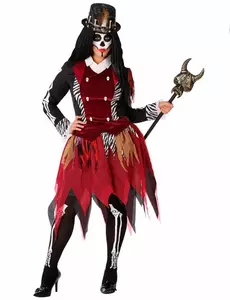 Voodoo čarodějnice kostým pro ženy plus size, Velikost: X-Large