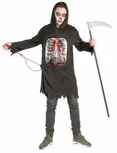 Krvavý kostým kostlivce Grim Reaper pro dospělé