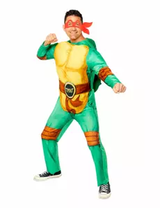 Deluxe kostým Ninja Turtle se 4 maskami pro dospělé, Velikost: M