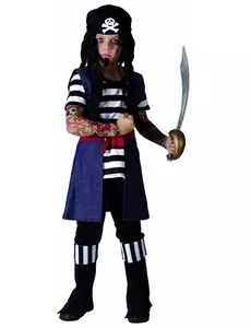 Tetovaný pirátský kostým pro chlapce, Velikost: 4-6 let (110-120 cm)