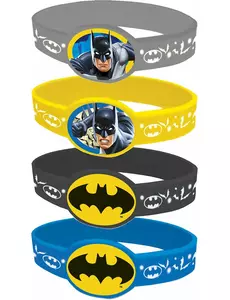 4 elastické náramky Batman
