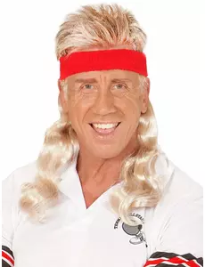 Blond mullet čelenka pro dospělé