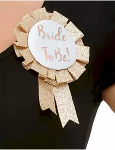 Odznak Bride to Be – zlatý