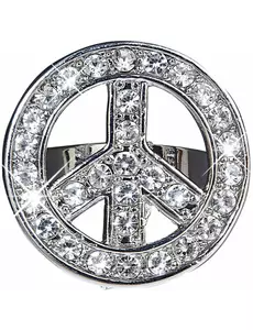 Hippie prsten se štrasem pro dospělé