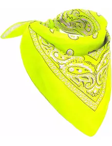 Fluorescenčně žlutá bandana pro dospělé