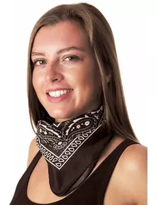 Černá bandana pro dospělé