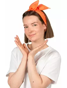 Fluorescenčně oranžová bandana pro dospělé