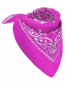 Fluorescenčně růžová bandana pro dospělé