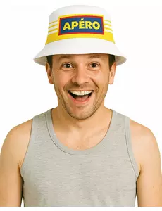 Žlutý „aperitif“ bob klobouk pro dospělé