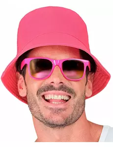 Fluorescenčně růžový bob pro dospělé