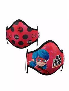 Krabička 2 opakovaně použitelných dětských ochranných masek Ladybug