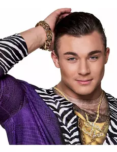 Zlatý bling bling náramek pro dospělé