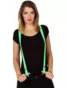 Fluorescenčně zelené šle pro dospělé