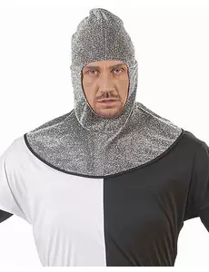 Kapuce s efektem kroužkové zbroje pro dospělé