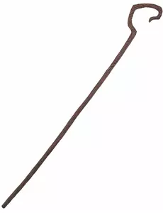 Luxusní hnědá pastýřská hůl 167 cm