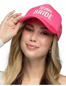 Růžová kšiltovka Team Bride pro dospělé