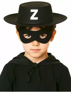 Dětský klobouk černého Maskovaného Vigilanta