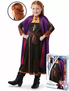 Sada kostým Anna Frozen 2 pro dívky a cop, Velikost: 3-4 let (90 to 104 cm)