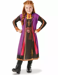Kostým Anna Frozen 2 pro dívky, Velikost: 3-4 let(90-104 cm)
