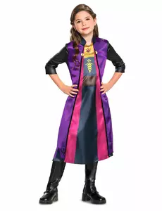 Základní kostým Anna Frozen 2 pro dívky, Velikost: 7-8 let (124 - 136 cm)