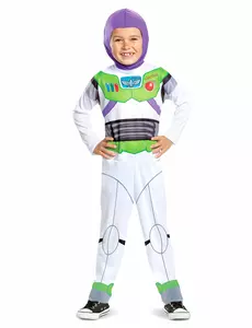 Buzz Rakeťák kostým – klasický Toy Story pro děti, Velikost: 7-8 let (124 - 136 cm)