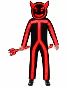 Dětský fosforeskující ďábelský kostým