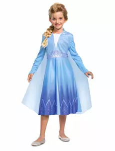 Základní kostým Elsa Frozen 2 pro dívky, Velikost: 7-8 let (124 - 136 cm)