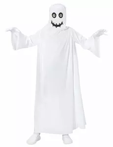 Dětský kostým bílého ducha, Velikost: 5-7 let(128 cm)