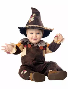 Deluxe kostým Happy Scarecrow pro miminko, Velikost: 12-18 měsíců (81cm)