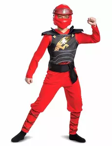 LEGACY Kai Ninjago kostým – LEGO děti, Velikost: 10-12 let (137 - 149 cm)