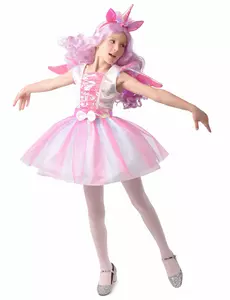 Dívčí jednorožčí tutu kostým, Velikost: 10-12 let (130-140 cm)