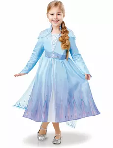 Luxusní kostým Elsa Frozen 2 pro dívky, Velikost: 5-6 let(110-116 cm)