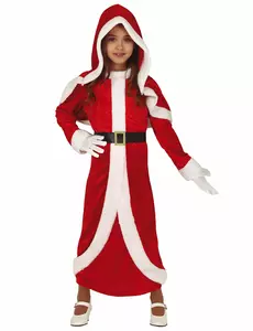 Kostým Mother Christmas – dlouhé šaty pro dívky