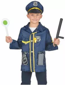 Dětský kostým policisty se sadou doplňků